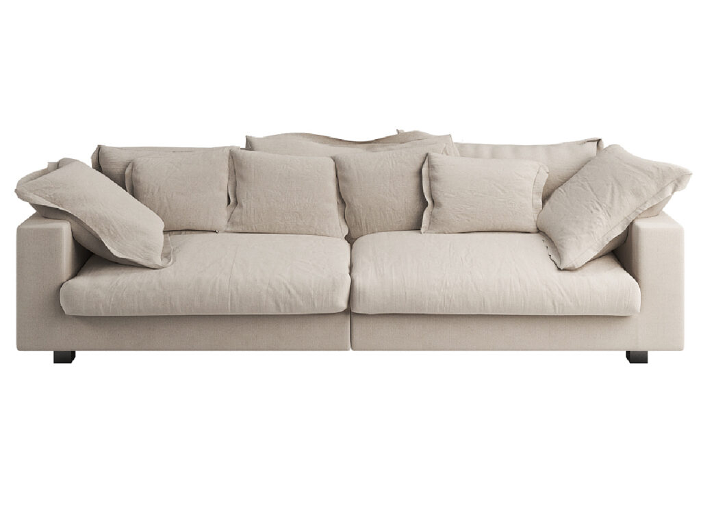 3d modelling of a sofa