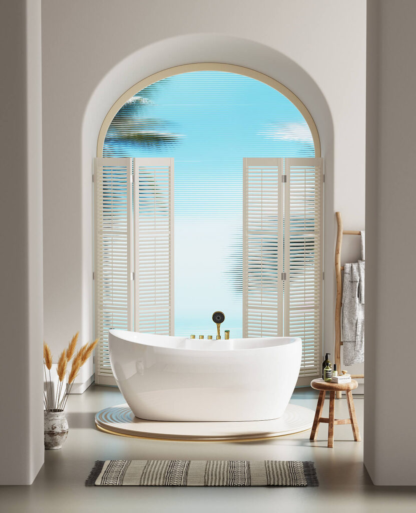 3d bathtub rendering