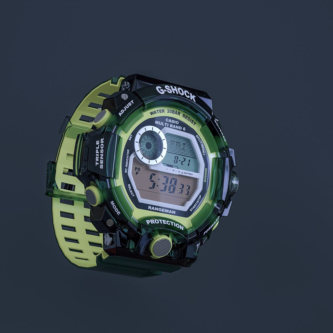 3d watch rendering