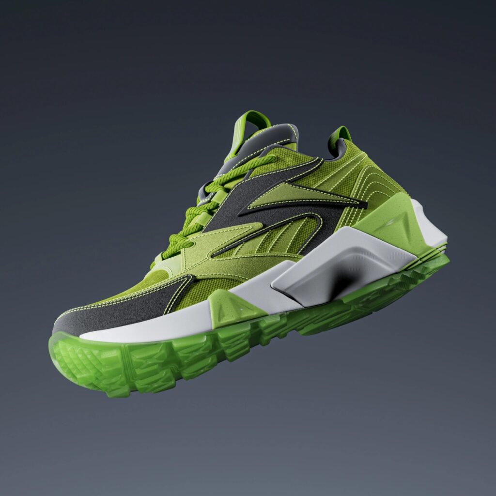 3d shoe rendering