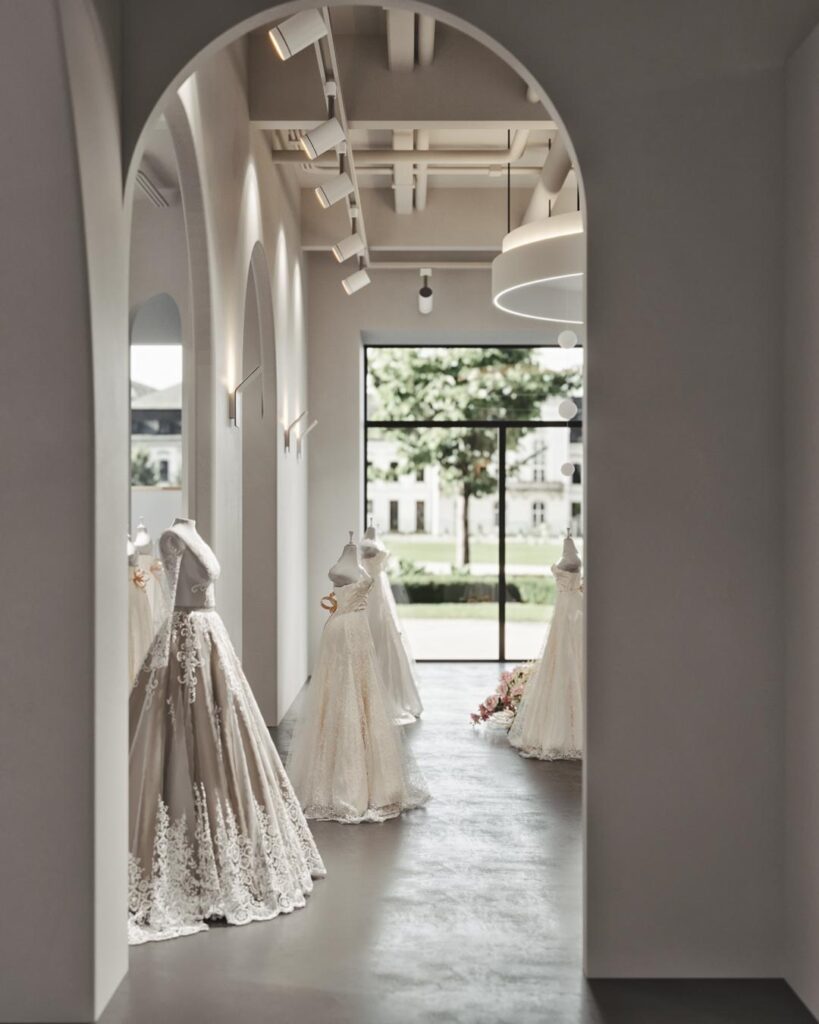 3d bridal shop rendering