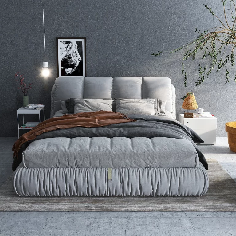 3D Modeling and rendering of a bed